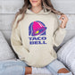 Trendy Vintage Taco Bell Hooded Sweatshirt - Perfect Taco Lover Gift Idea Foodie Hoodie Gilden Trendy Oversized Sweatshirt Grunge Aesthetic