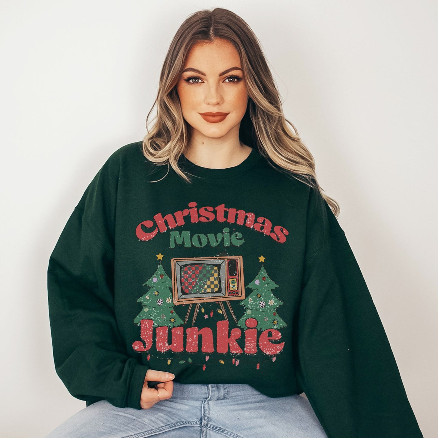 Vintage Xmas Movie Sweatshirt