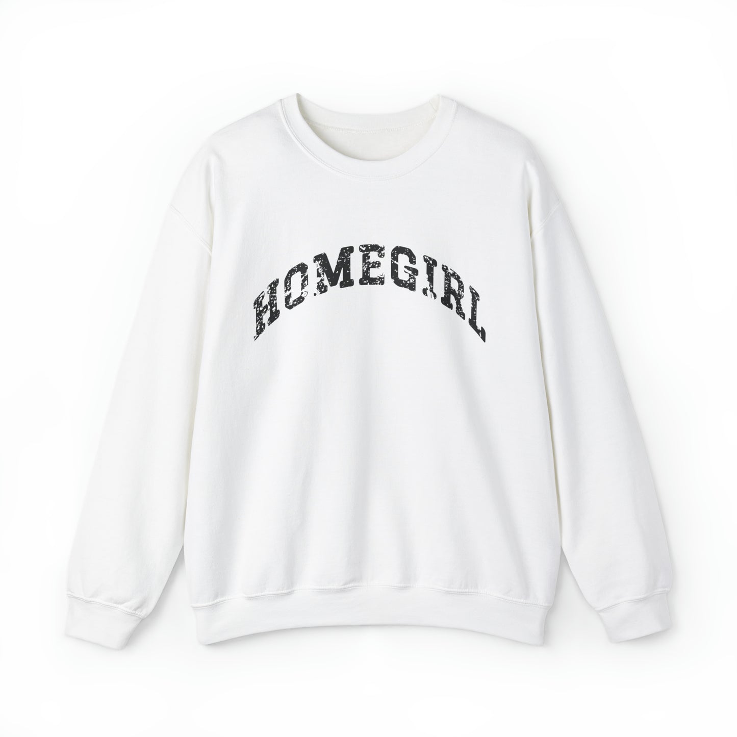 Oversized Homegirl Y2K Sweatshirt College Style Varsity Sweater Distressed Friends Crewneck