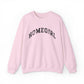 Oversized Homegirl Y2K Sweatshirt College Style Varsity Sweater Distressed Friends Crewneck