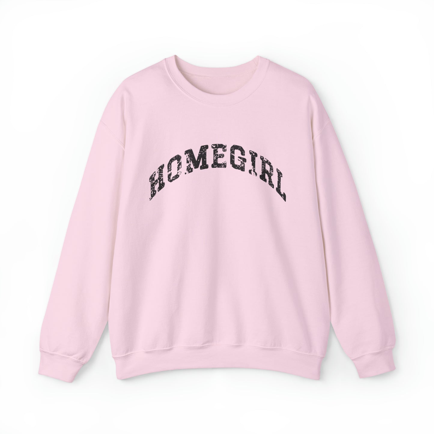 Oversized Homegirl Y2K Sweatshirt College Style Varsity Sweater Distressed Friends Crewneck