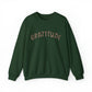 Leopard Gratitude Thanksgiving Sweatshirt