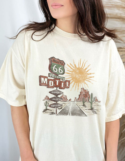 Vintage Route 66 Motel Vacancy T-shirt