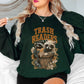 Trash Reader Sweatshirt, Smut Loving Book Sweater, Reading Sweater, Cozy Raccoon Shirt, Funny Book Sweatshirt, Gift for Wife
