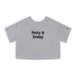 Petty and Pretty Y2K Baby Doll Tshirt Karma Cropped Tee