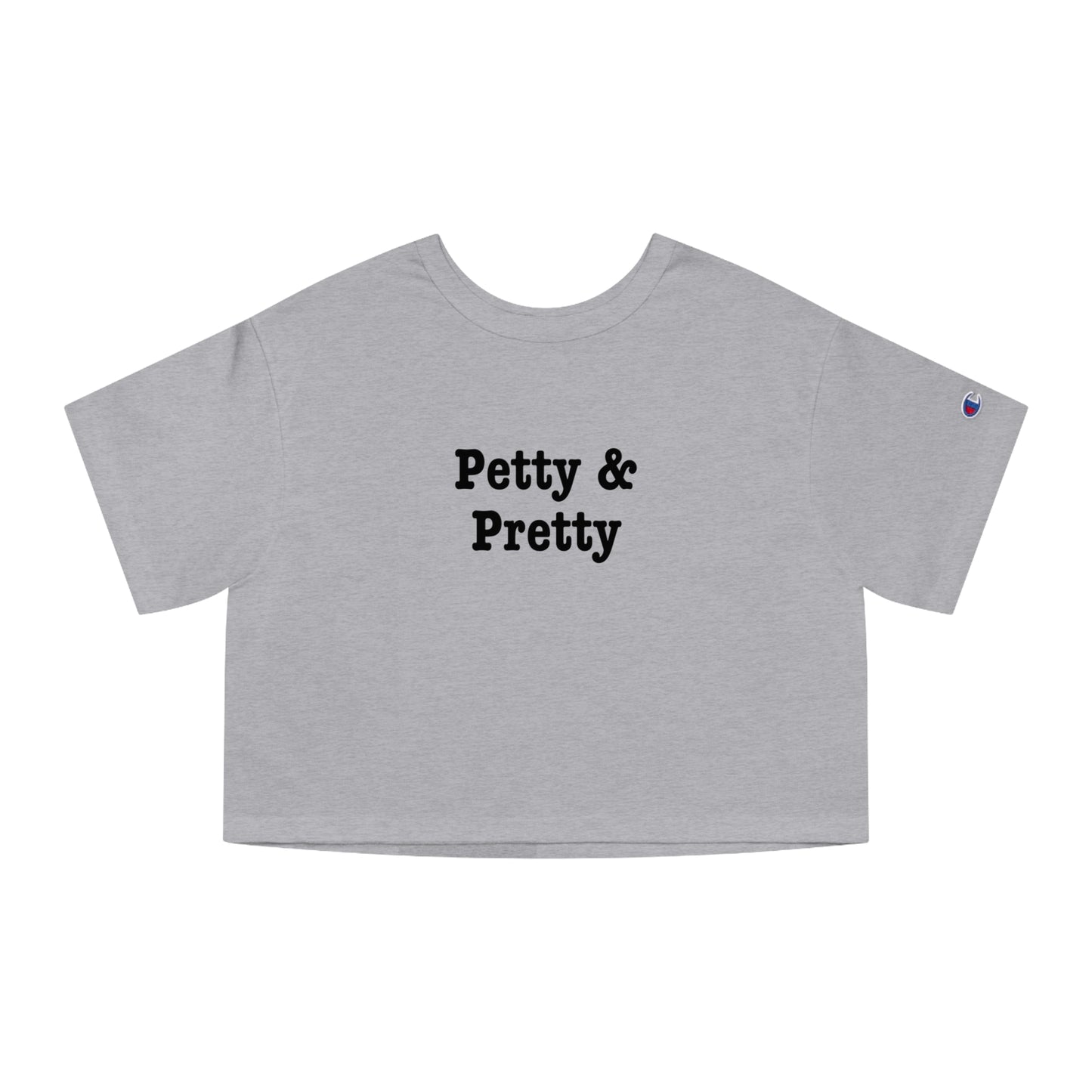 Petty and Pretty Y2K Baby Doll Tshirt Karma Cropped Tee