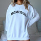 Oversized Homegirl Y2K Sweatshirt College Style Varsity Sweater Distressed Friends Crewneck