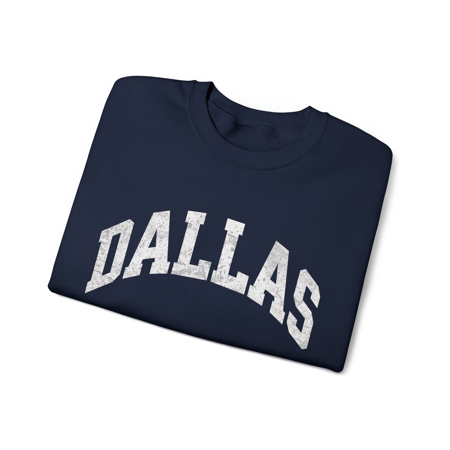 DALLAS Varsity Sweatshirt Texas Crewneck State Sweater Cozy Tailgate Clothes