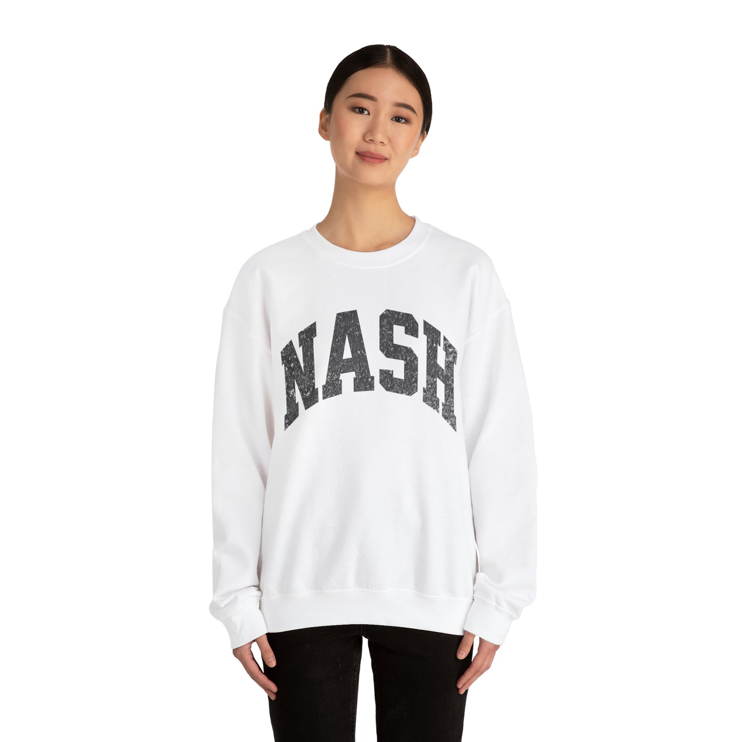 Collegiate Nashville Sweatshirt Cozy College Crewneck Tailgate Game Day Merch