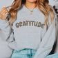 Leopard Gratitude Thanksgiving Sweatshirt