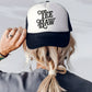 Yee Haw Country Trucker Hat Cowboy Ball Cap for Women Rodeo Hat Summer Time Cowgirl Trucker Hat