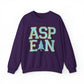 Blue Faux Chenille ASPEN Sweatshirt