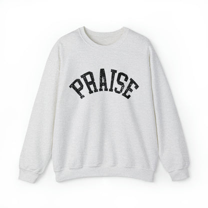 Praise Made to Worship Sweatshirt, Christian Crewneck, Faith over Fear