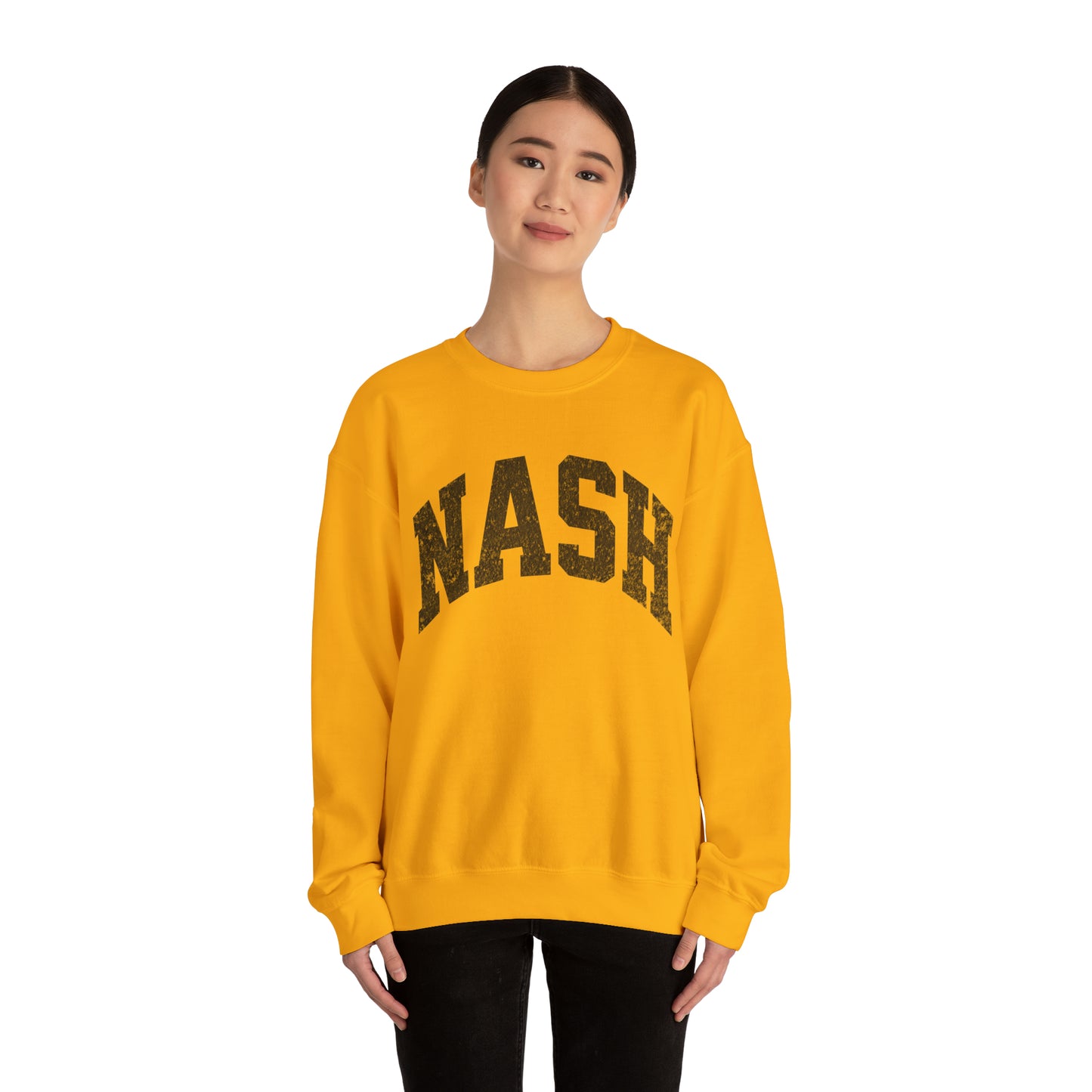 Collegiate Nashville Sweatshirt Cozy College Crewneck Tailgate Game Day Merch