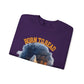 Ghost Reading Sweatshirt, Born to Read, Forced to Spook, Gilden Oversized Crewneck, Halloween Fashion, Book Lover Gift