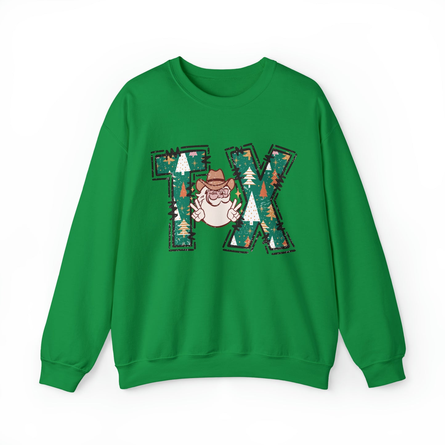 Cowboy Santa Christmas Texas Sweatshirt