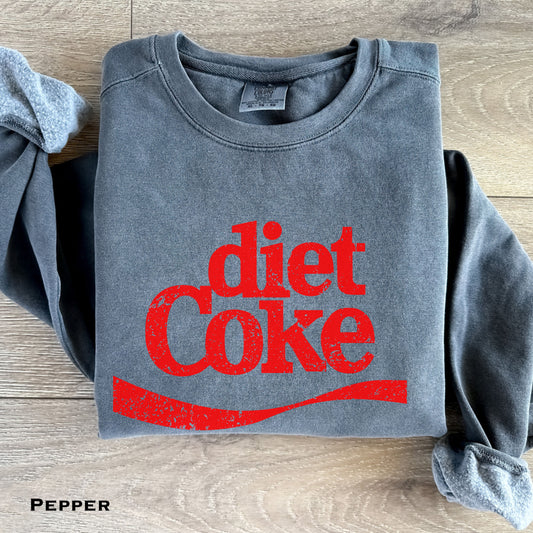 Retro Vintage Diet Coca Cola Collection Sweatshirt