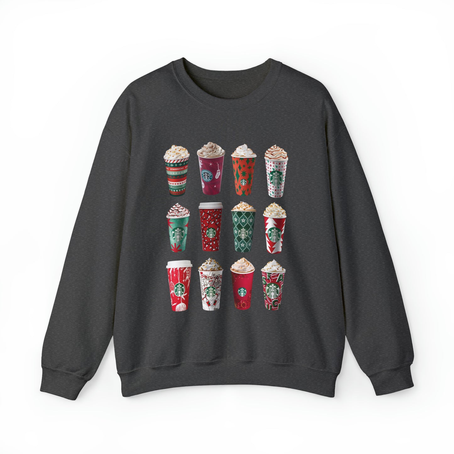 Classic Christmas Starbucks Cup Sweatshirt