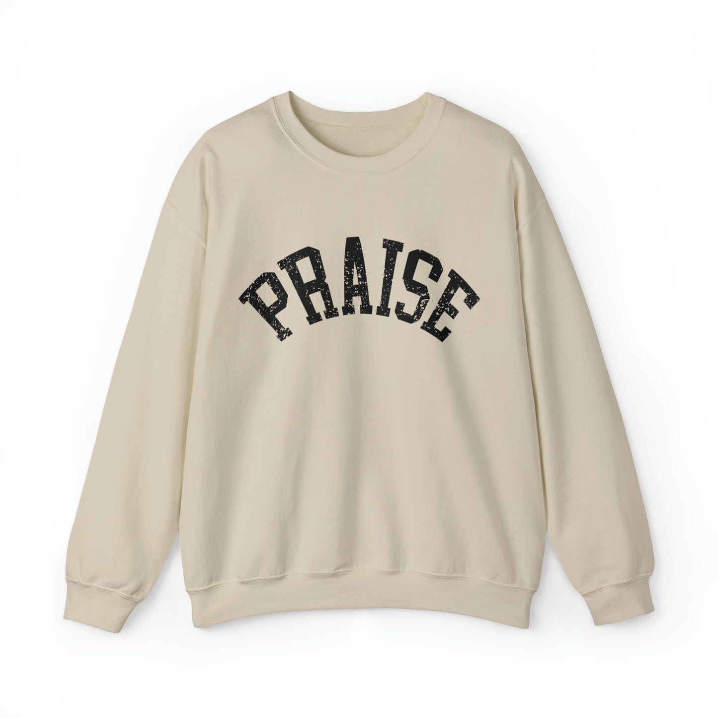 Praise Made to Worship Sweatshirt, Christian Crewneck, Faith over Fear