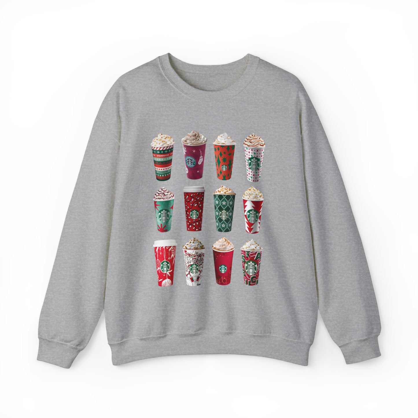 Classic Christmas Starbucks Cup Sweatshirt